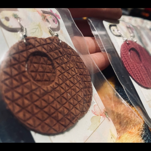 Leather Earrings - Picture 10 of 14